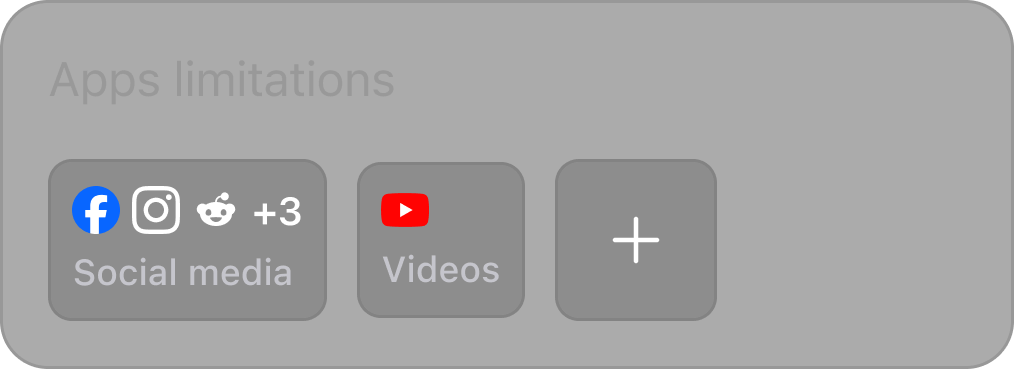 Frogged app limits and top apps screen